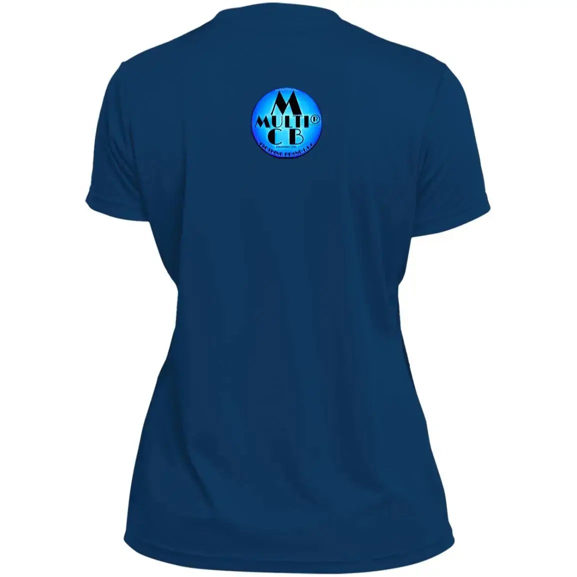 Multi Clothing Brand L.L.C - Owl - 1790 Ladies’ Moisture-Wicking V-Neck Tee CustomCat