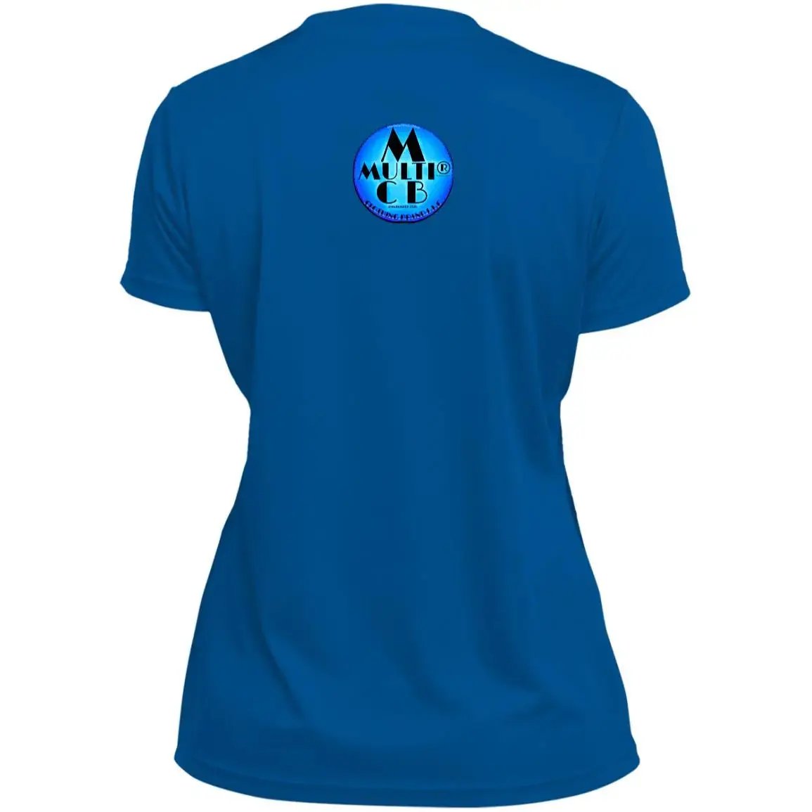 Multi Clothing Brand L.L.C - Owl - 1790 Ladies’ Moisture-Wicking V-Neck Tee CustomCat