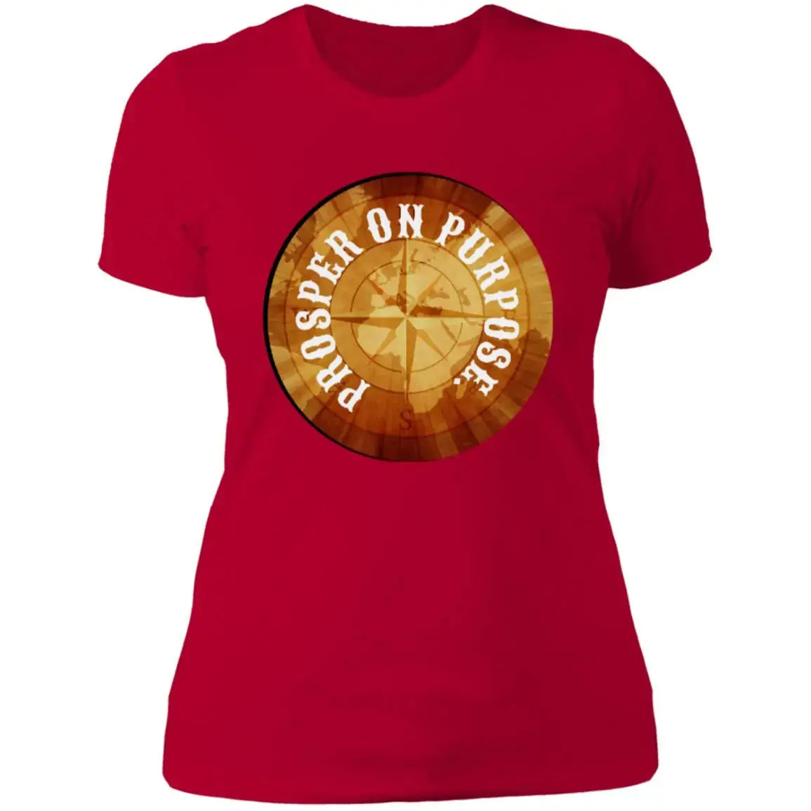 Prosper On Purpose Ladies TShirt CustomCat