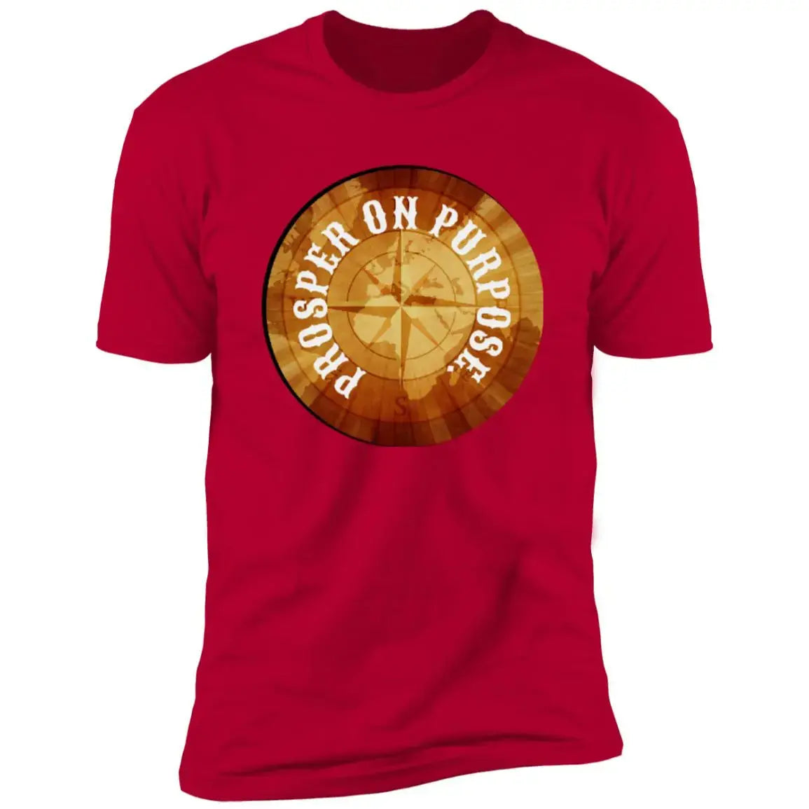 Prosper On Purpose Men's T-Shirt CustomCat