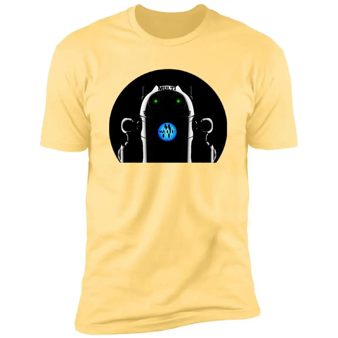 Multi Clothing Brand L.L.C - Robot - Premium Short Sleeve T-Shirt CustomCat