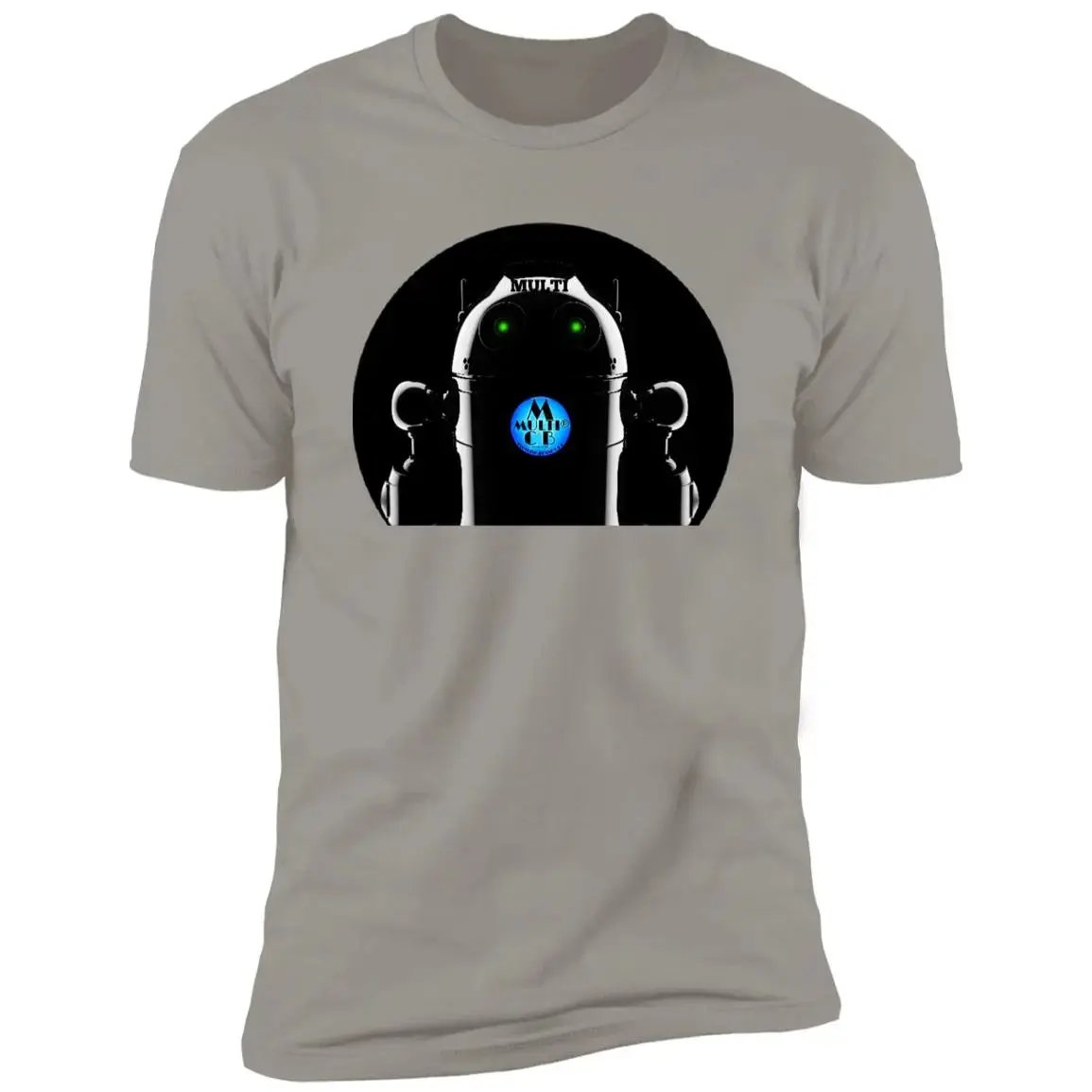 Multi Clothing Brand L.L.C - Robot - Premium Short Sleeve T-Shirt CustomCat