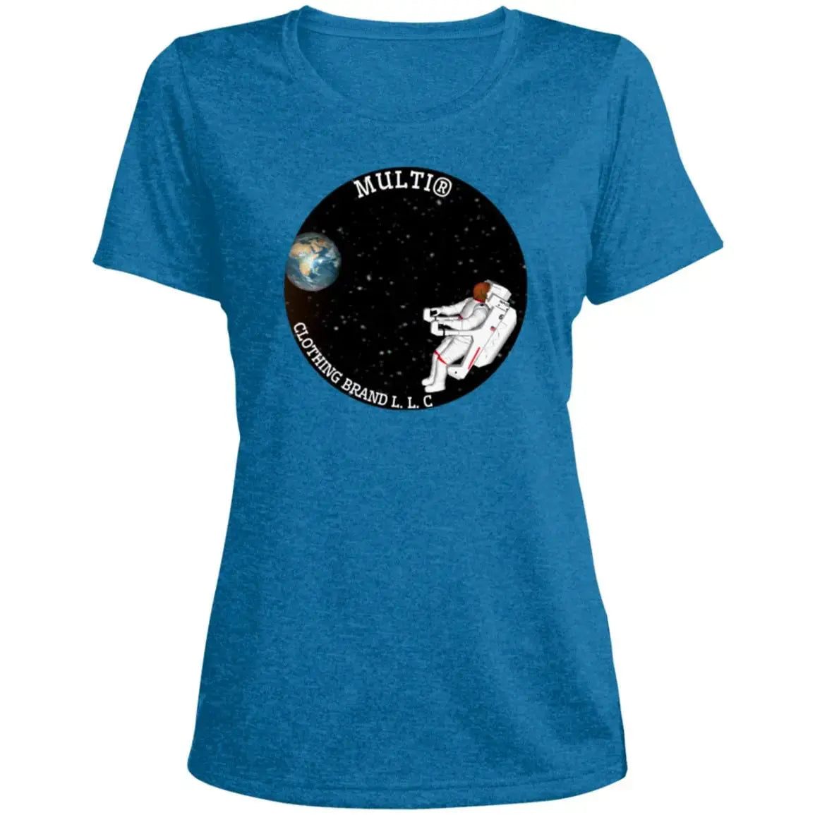 Spacewoman - Ladies HSN T-Shirt CustomCat