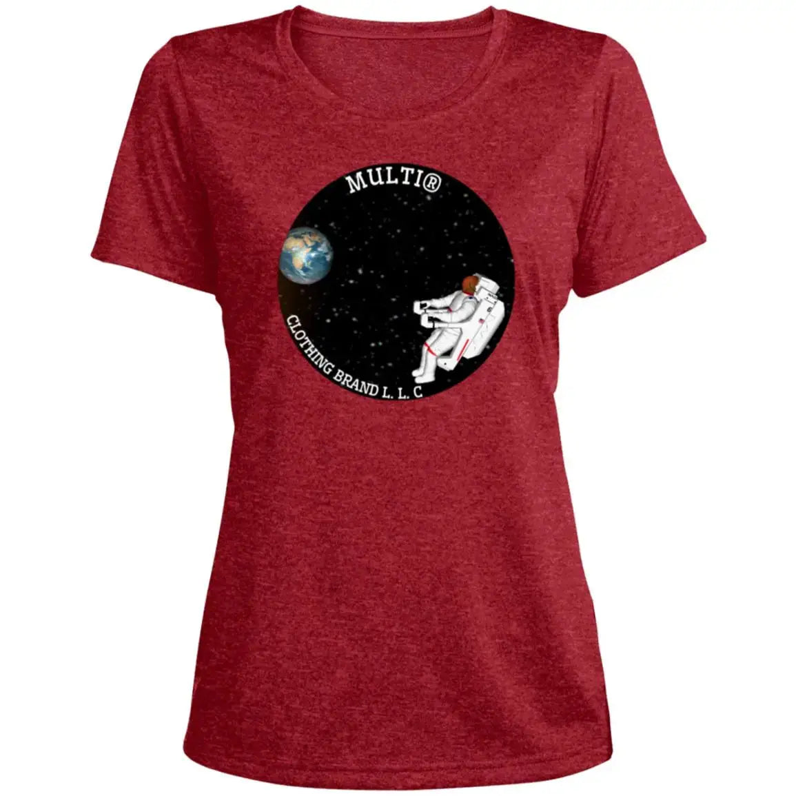 Spacewoman - Ladies HSN T-Shirt CustomCat