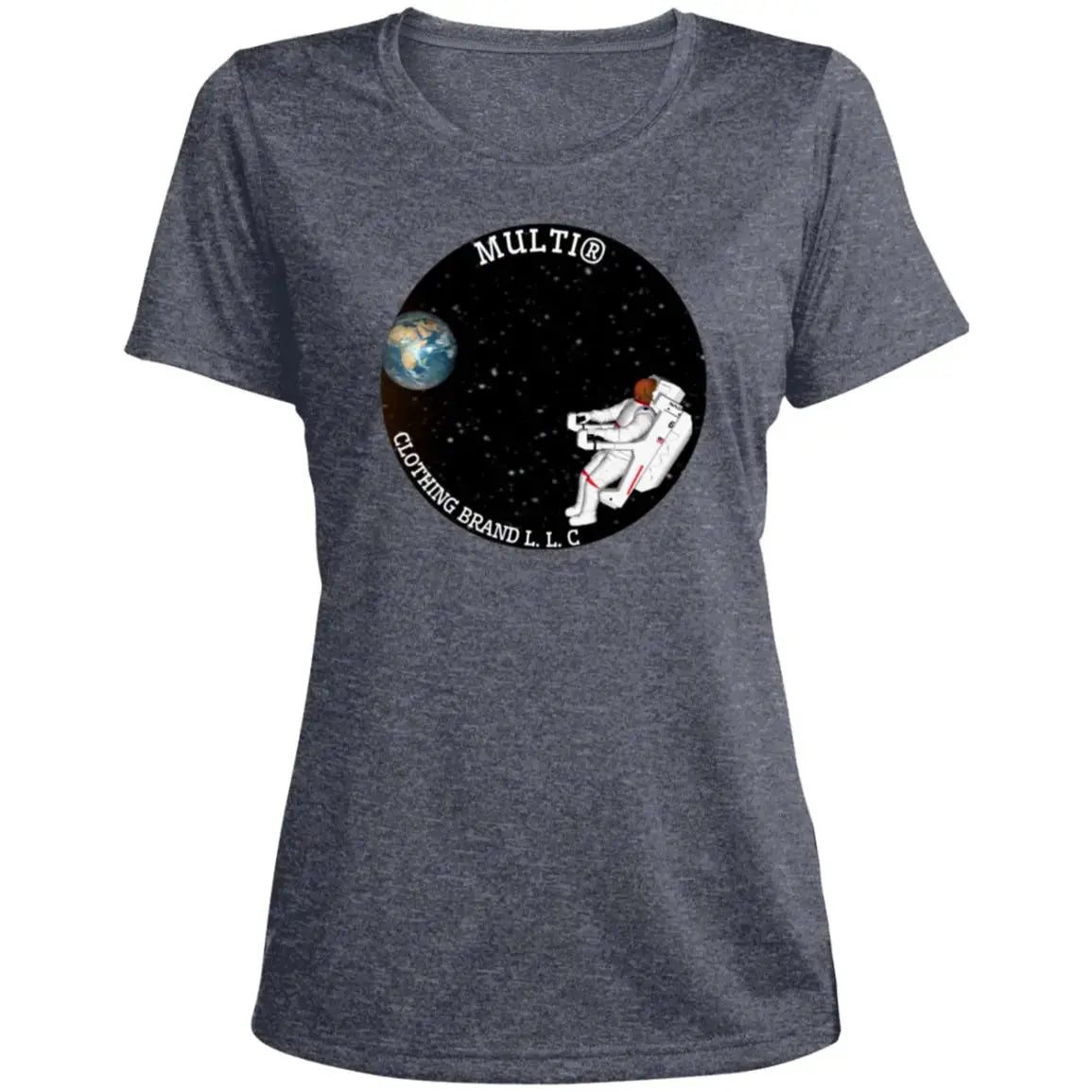 Spacewoman - Ladies HSN T-Shirt CustomCat