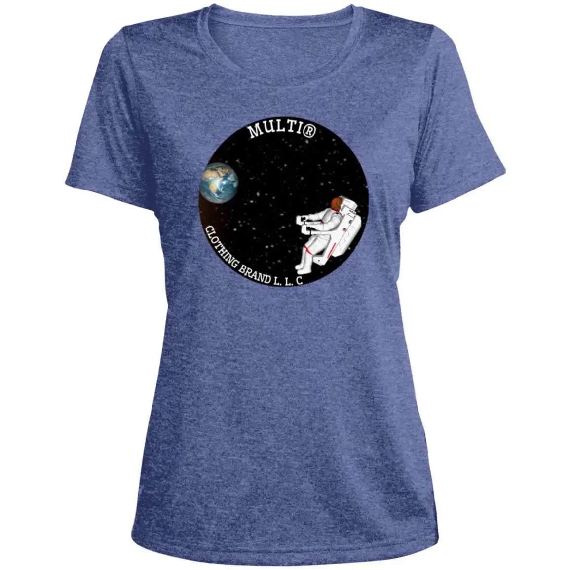 Spacewoman - Ladies HSN T-Shirt CustomCat