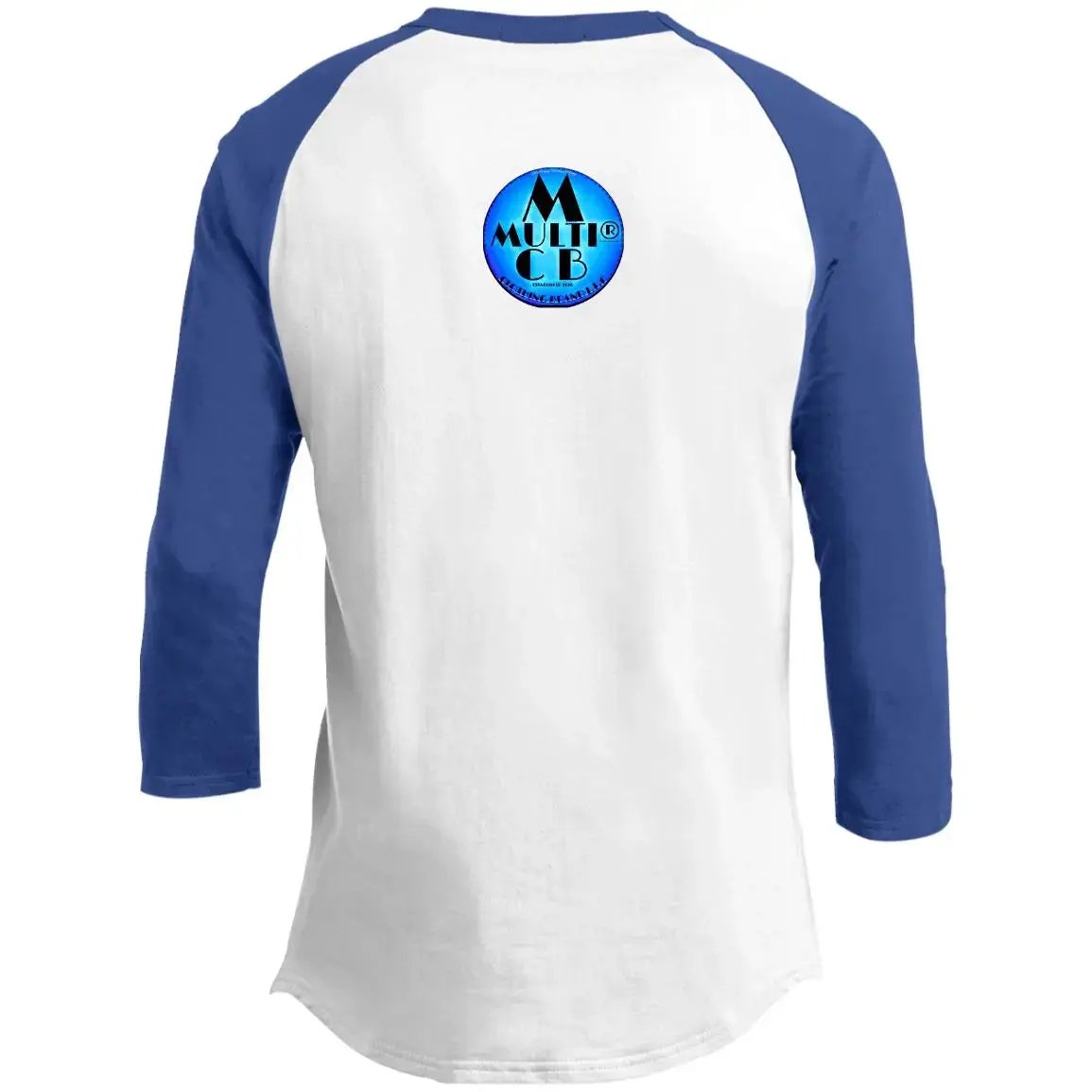 Blue Owl - Youth 3/4 Raglan Sleeve Shirt CustomCat