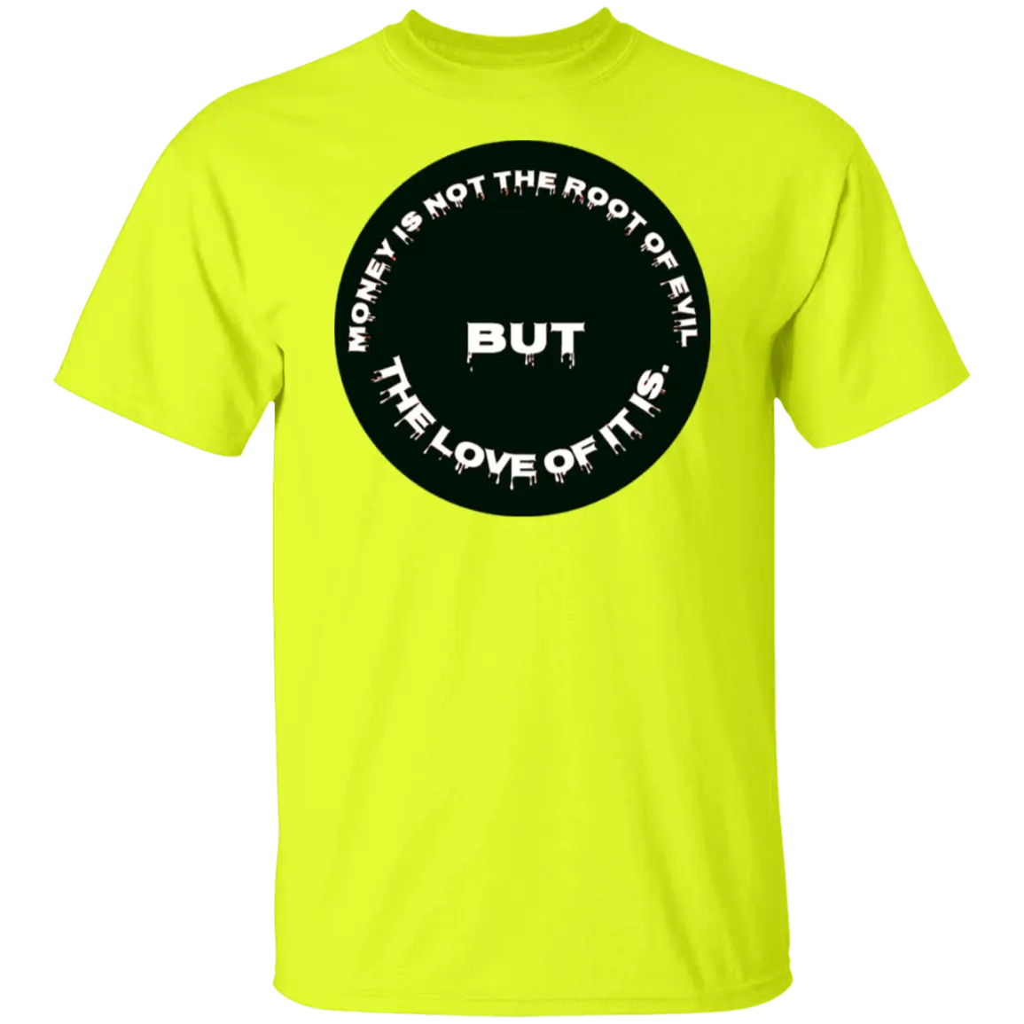 THE ROOT OF EVIL - G500 Gildan 5.3 oz. T-Shirt CustomCat
