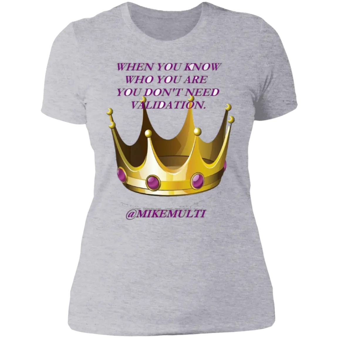 Validation - Ladies BF T-Shirt CustomCat