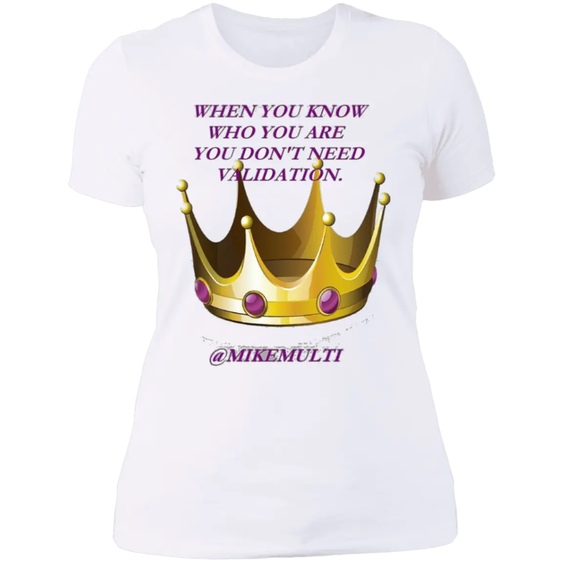 Validation - Ladies BF T-Shirt CustomCat