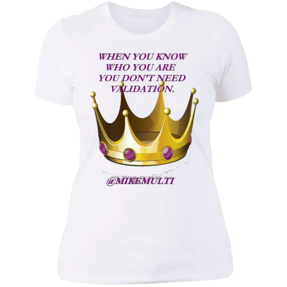 Validation - Ladies BF T-Shirt CustomCat