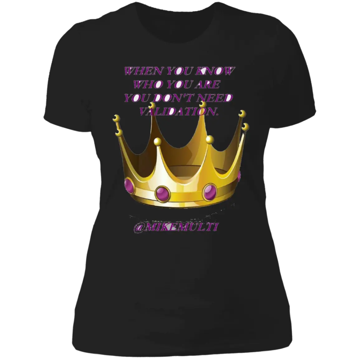 Validation - Ladies BF T-Shirt CustomCat