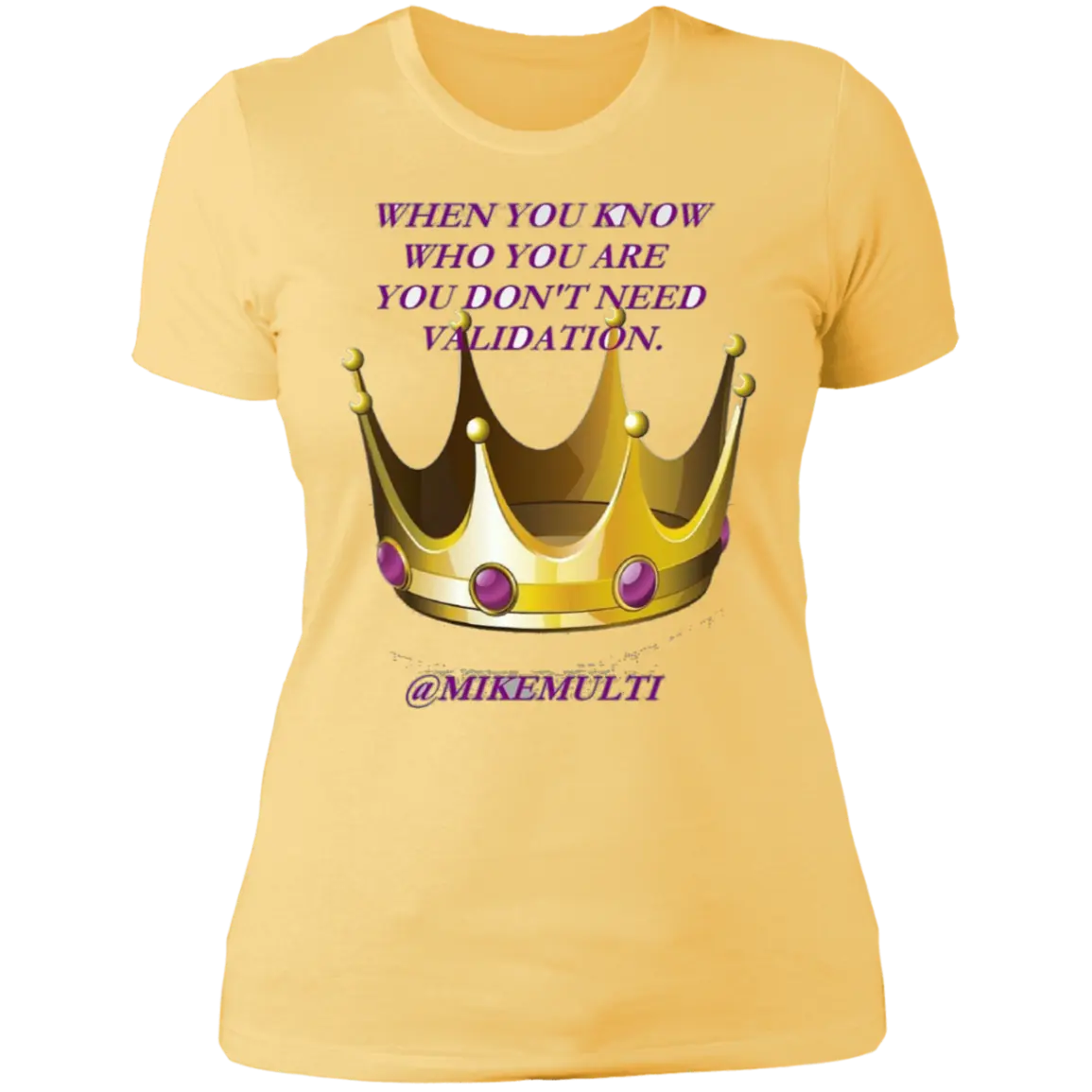 Validation - Ladies BF T-Shirt CustomCat