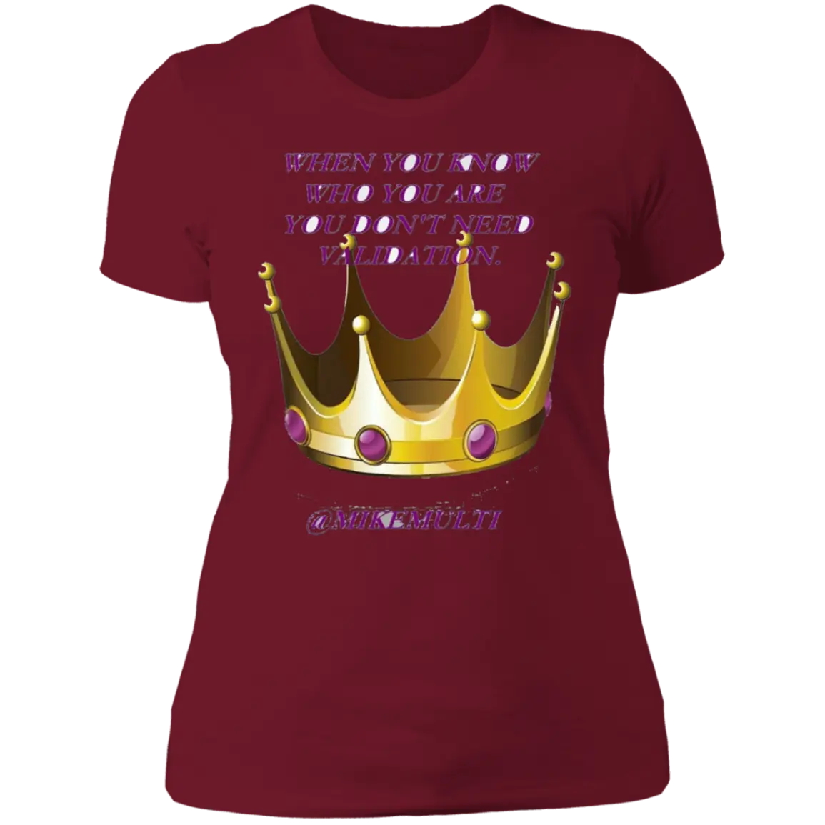 Validation - Ladies BF T-Shirt CustomCat