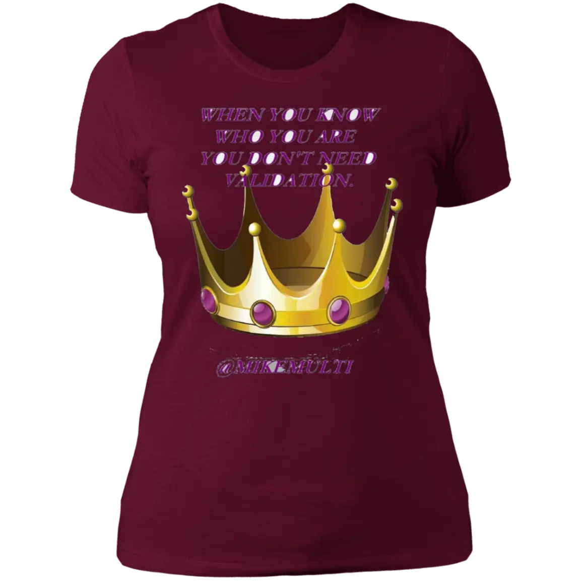 Validation - Ladies BF T-Shirt CustomCat