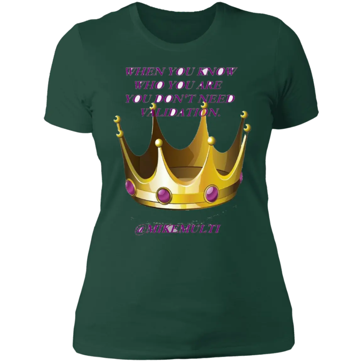 Validation - Ladies BF T-Shirt CustomCat