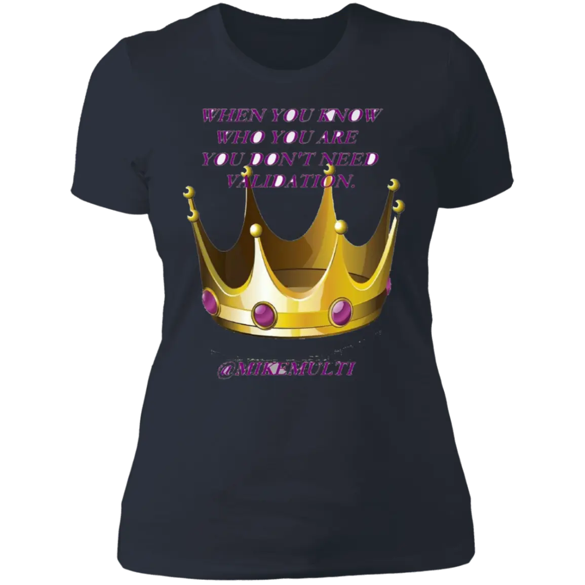 Validation - Ladies BF T-Shirt CustomCat