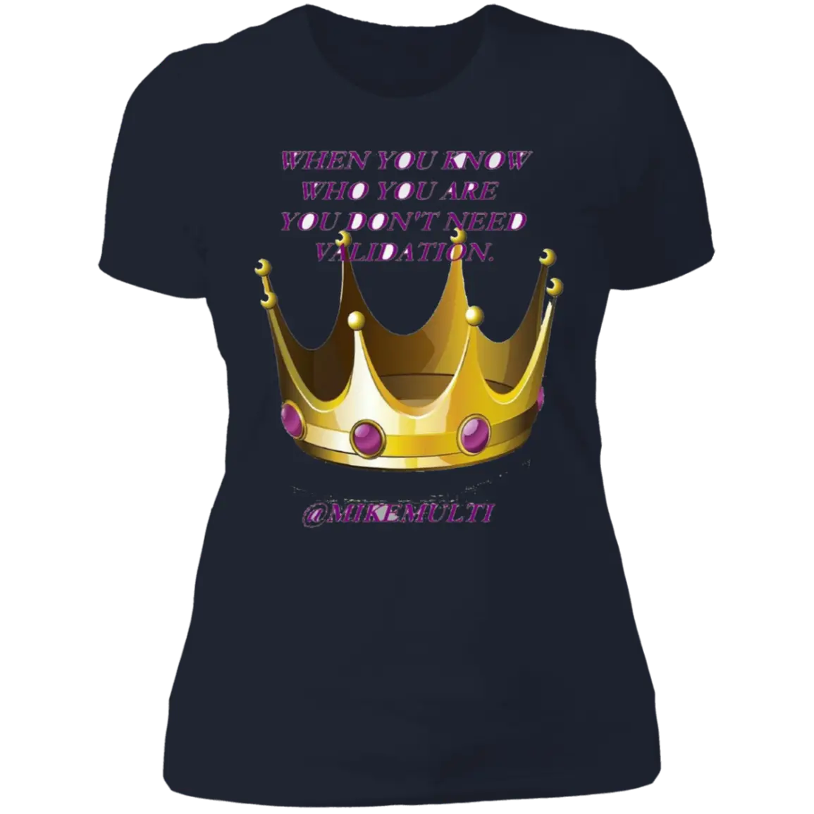 Validation - Ladies BF T-Shirt CustomCat