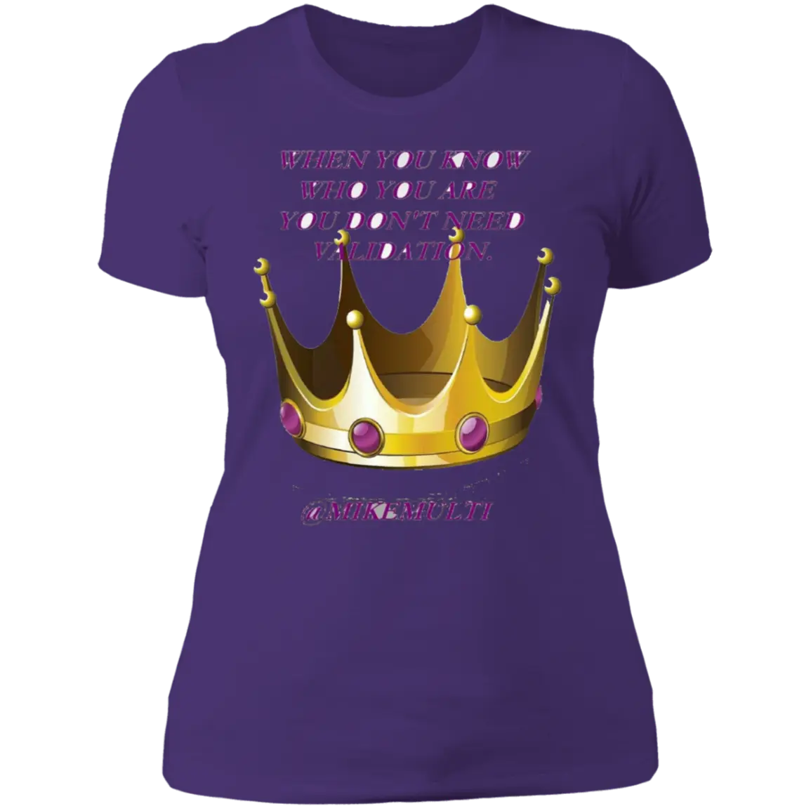 Validation - Ladies BF T-Shirt CustomCat