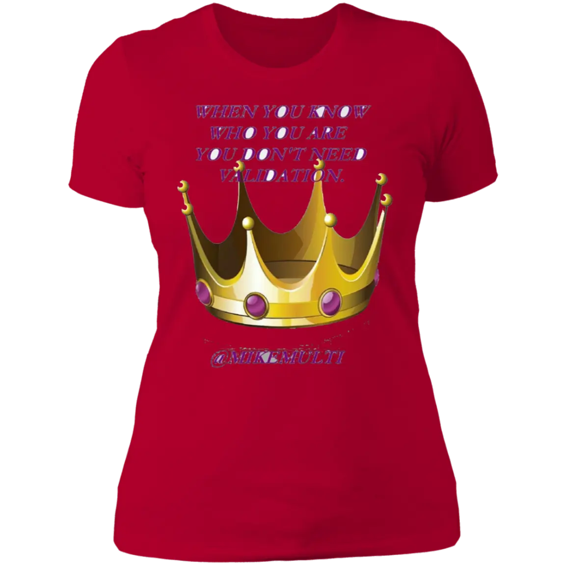 Validation - Ladies BF T-Shirt CustomCat