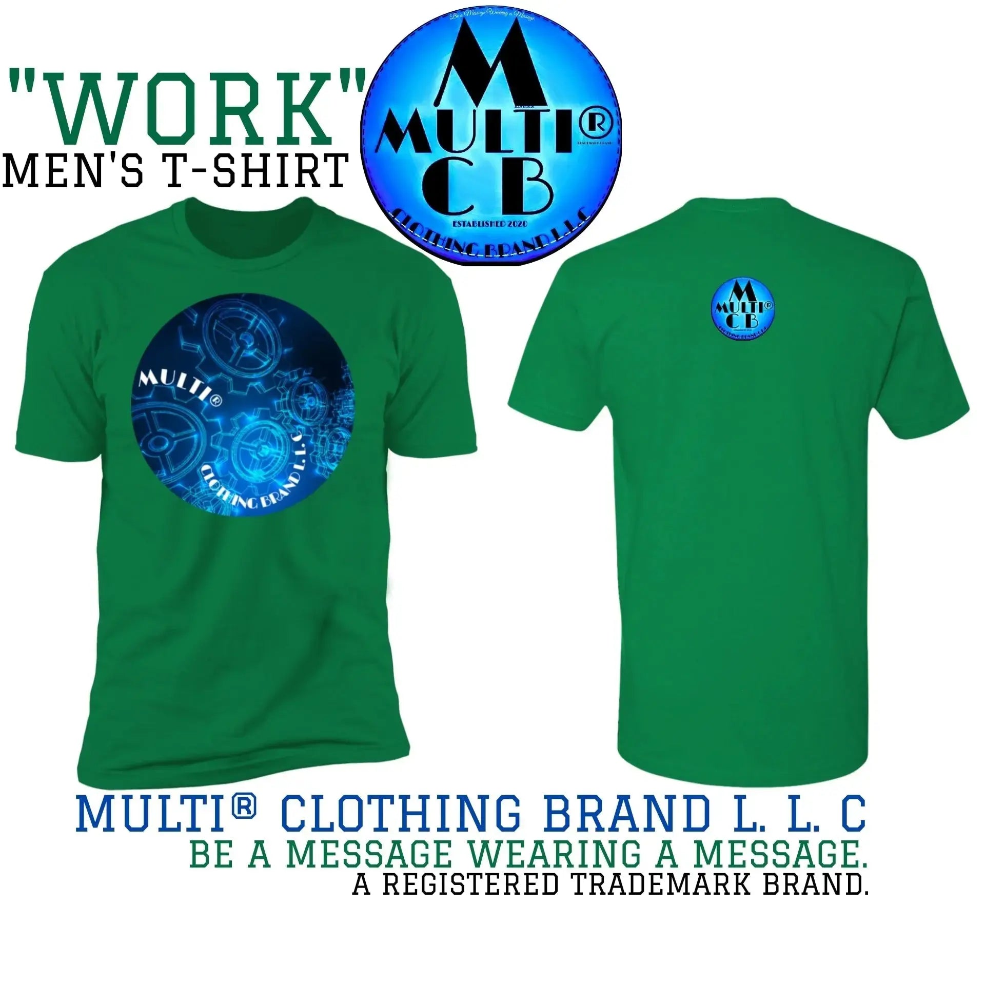 Work - Men's Premium SS T-Shirt CustomCat