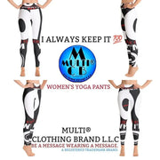 I Always Keep It 100 - Ladies' Leggings/ Yoga Pants Multi Clothing Brand L.L.C