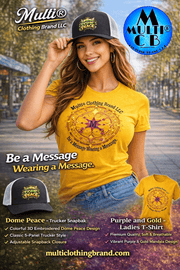 Purple and Gold - G500L Ladies' 5.3 oz. T-Shirt