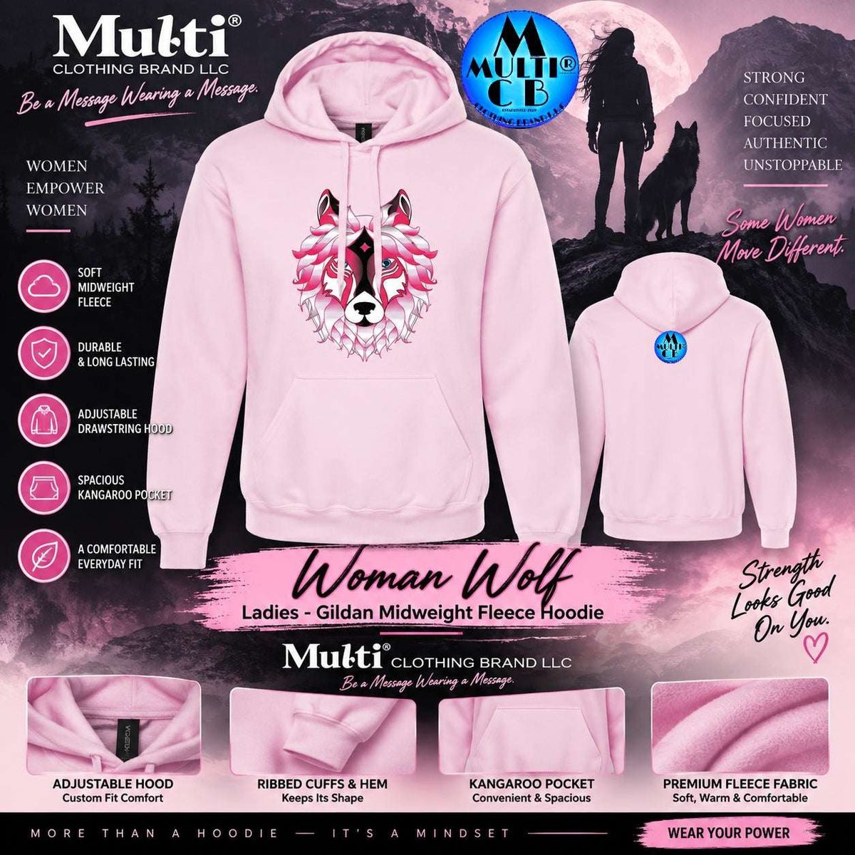 Marketing ad image Woman Wolf 