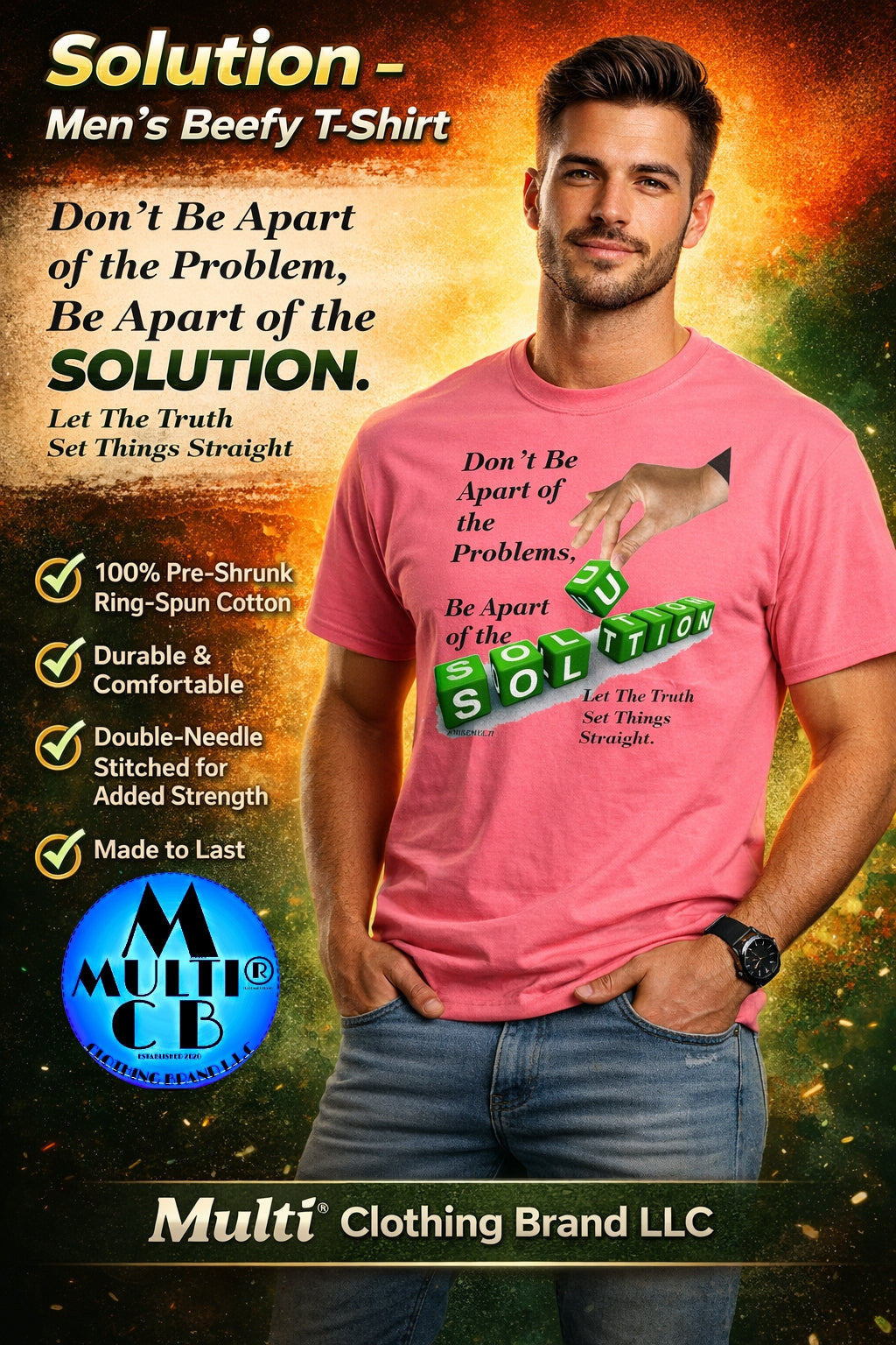 Solution - Men's Beefy T-Shirt