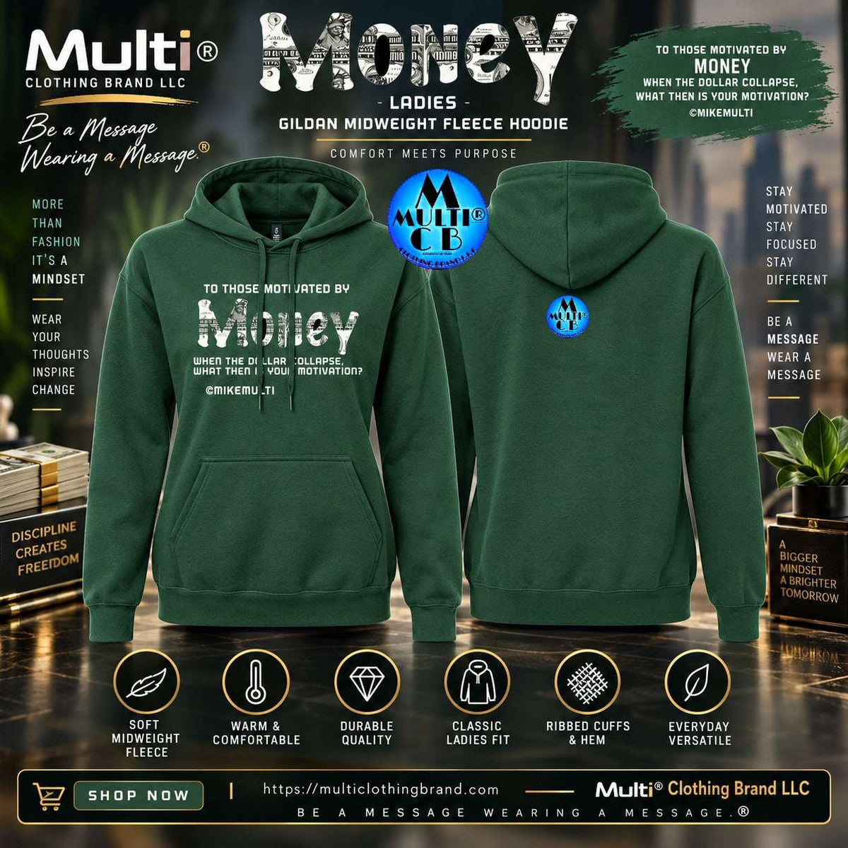Marketing ad image Money  Ladies 