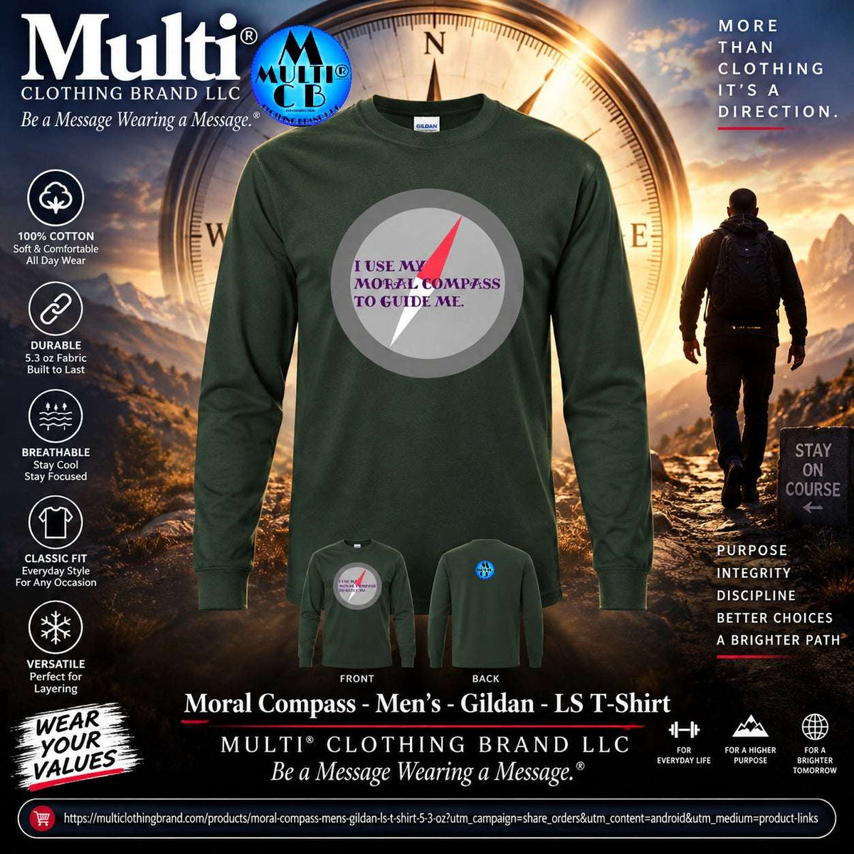 Marketing ad image Moral Compass 