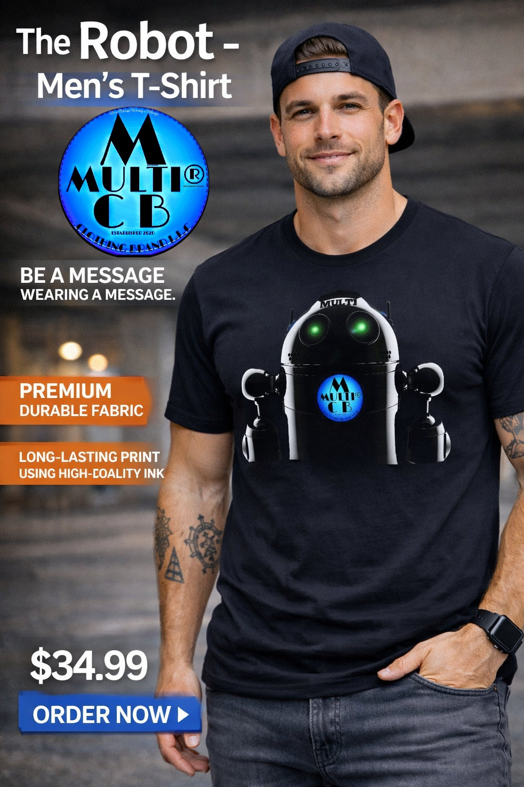 Robot - Men's SS Vintage T-shirt
