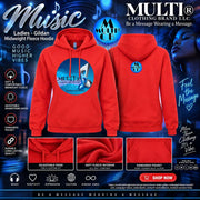 Marketing ad image Music Ladies Hoodie 