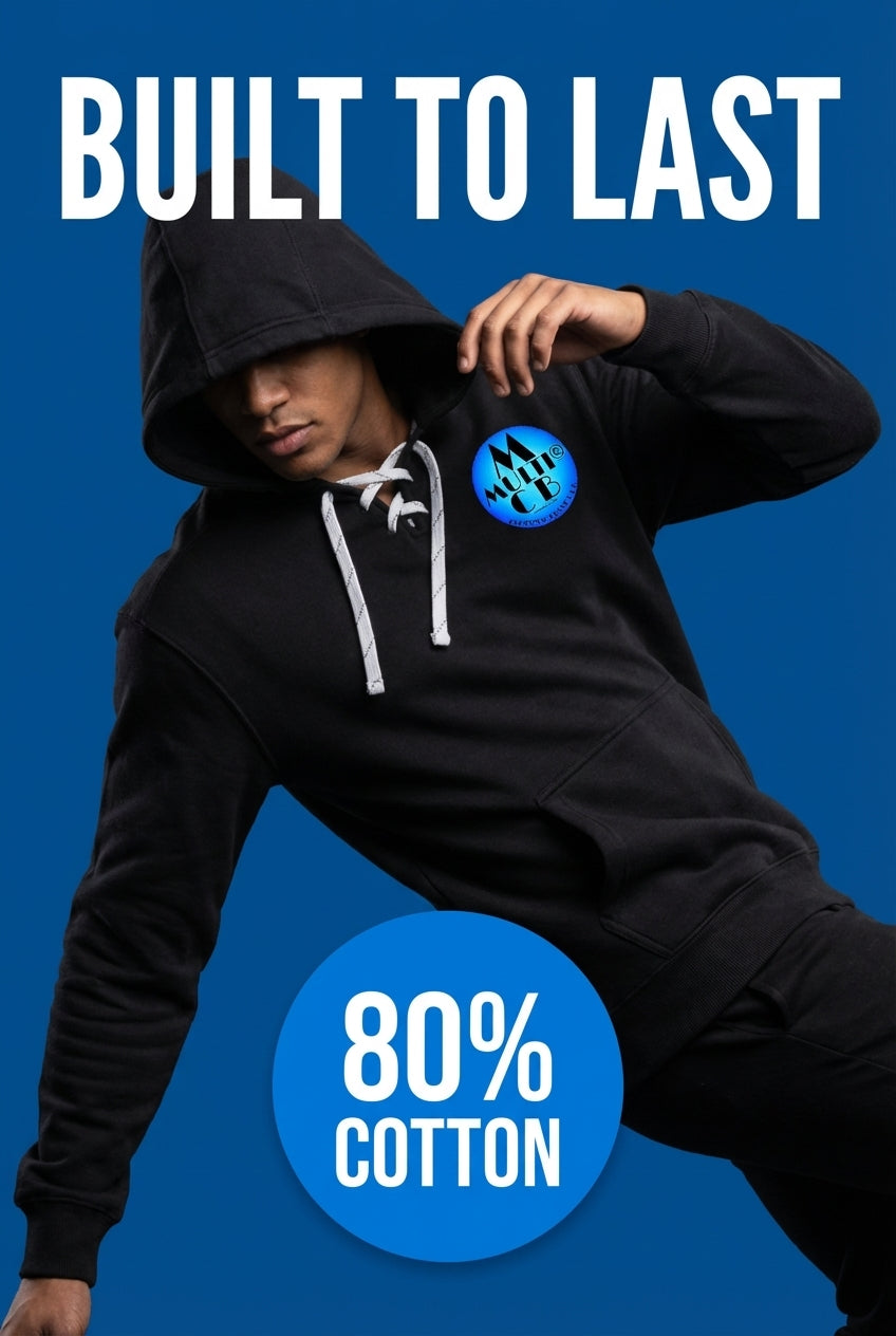 Multi Clothing Brand L.L.C - Men's Heavyweight Sport Lace Hoodie CustomCat