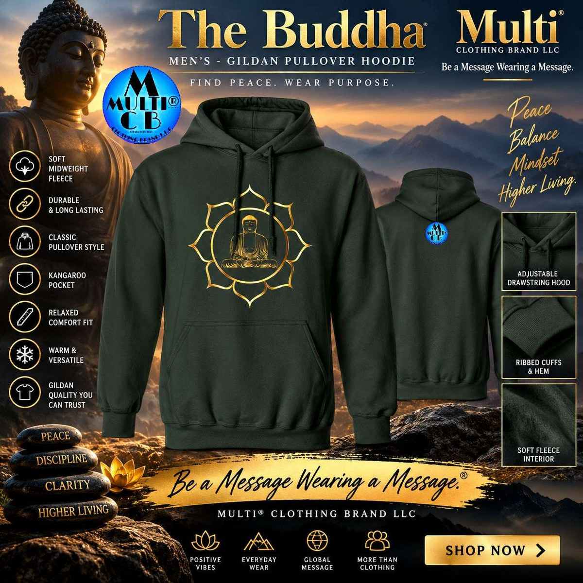 Marketing ad image The Buddha Men's 