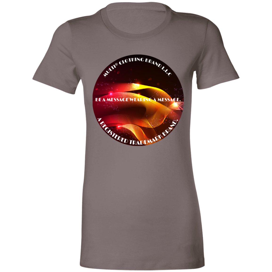 DynamicImageHandler-Ladies cotton multicolor T-shirt 