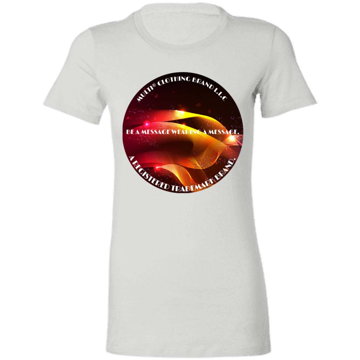 DynamicImageHandler-Ladies cotton multicolor T-shirt
