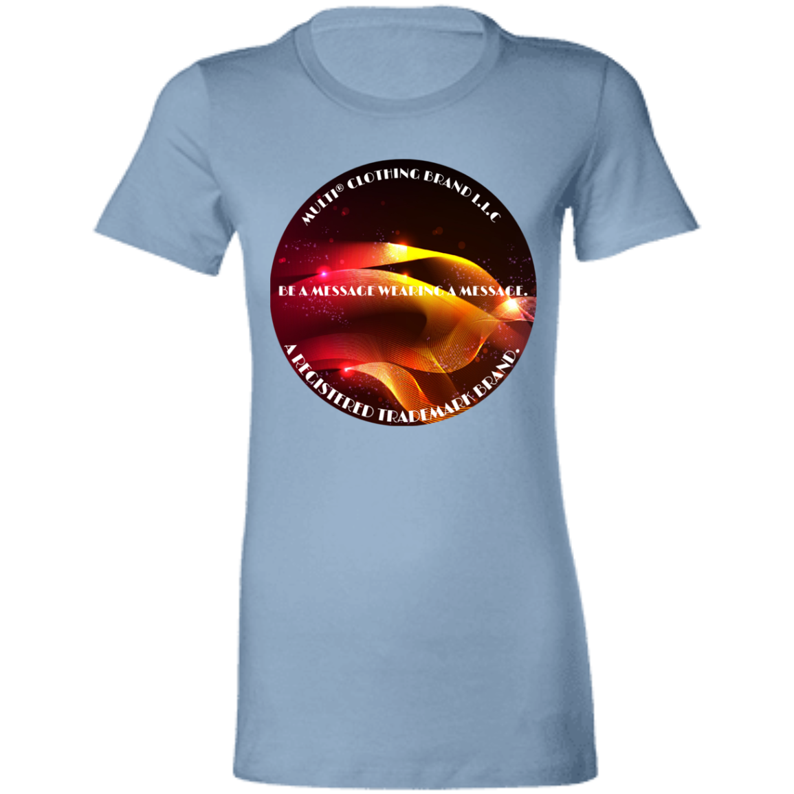 DynamicImageHandler-Ladies cotton multicolor T-shirt
