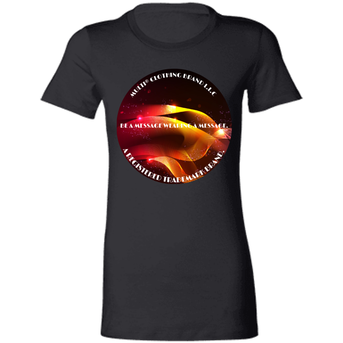 DynamicImageHandler-Ladies cotton multicolor T-shirt