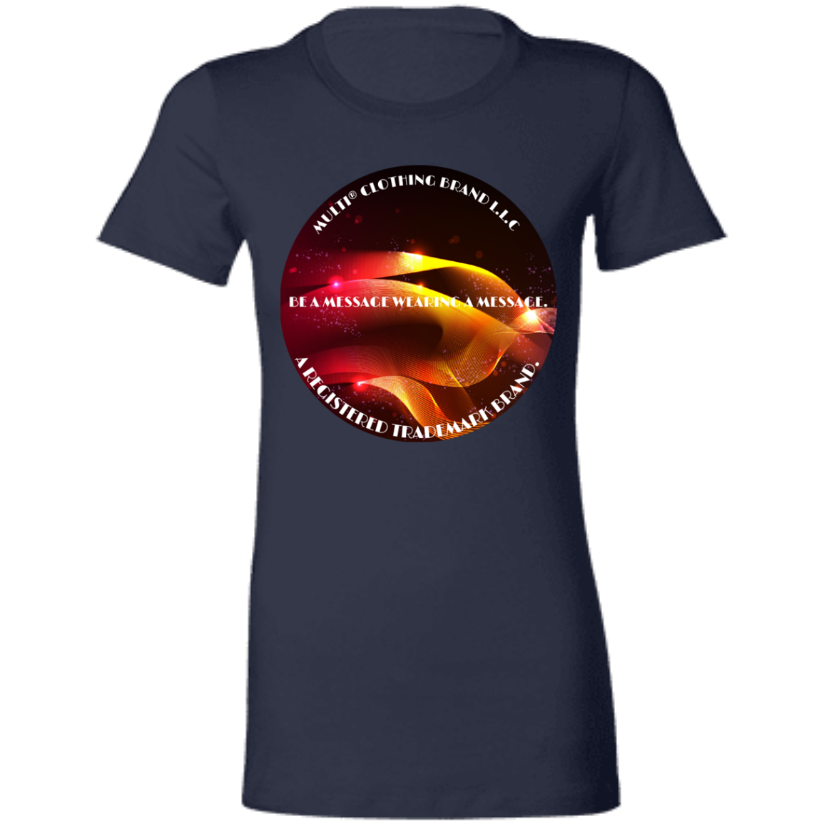 DynamicImageHandler-Ladies cotton multicolor T-shirt