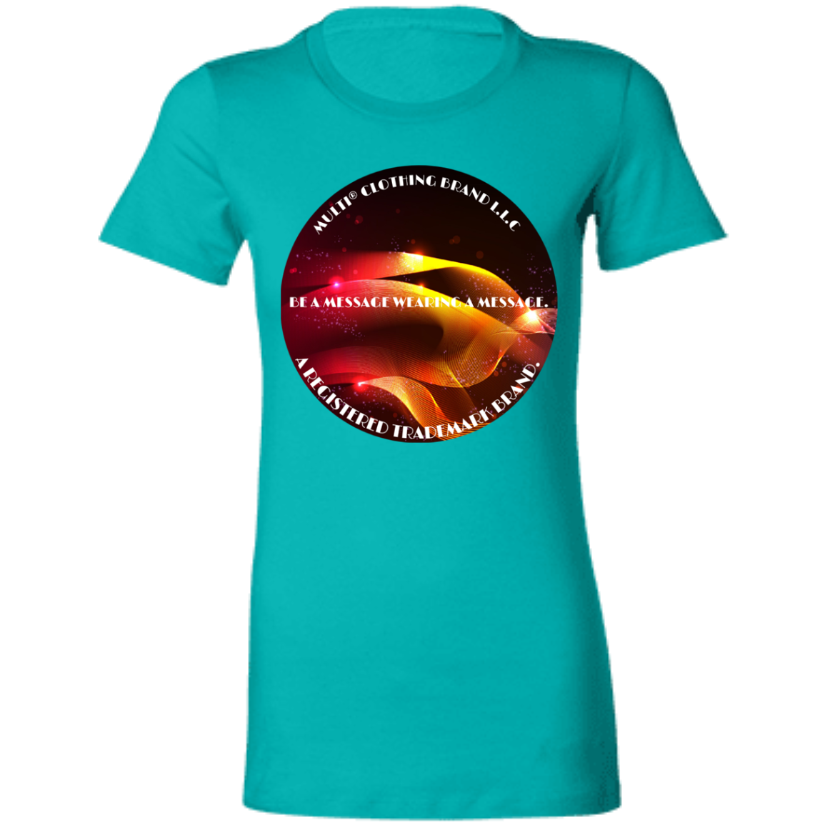DynamicImageHandler-Ladies cotton multicolor T-shirt