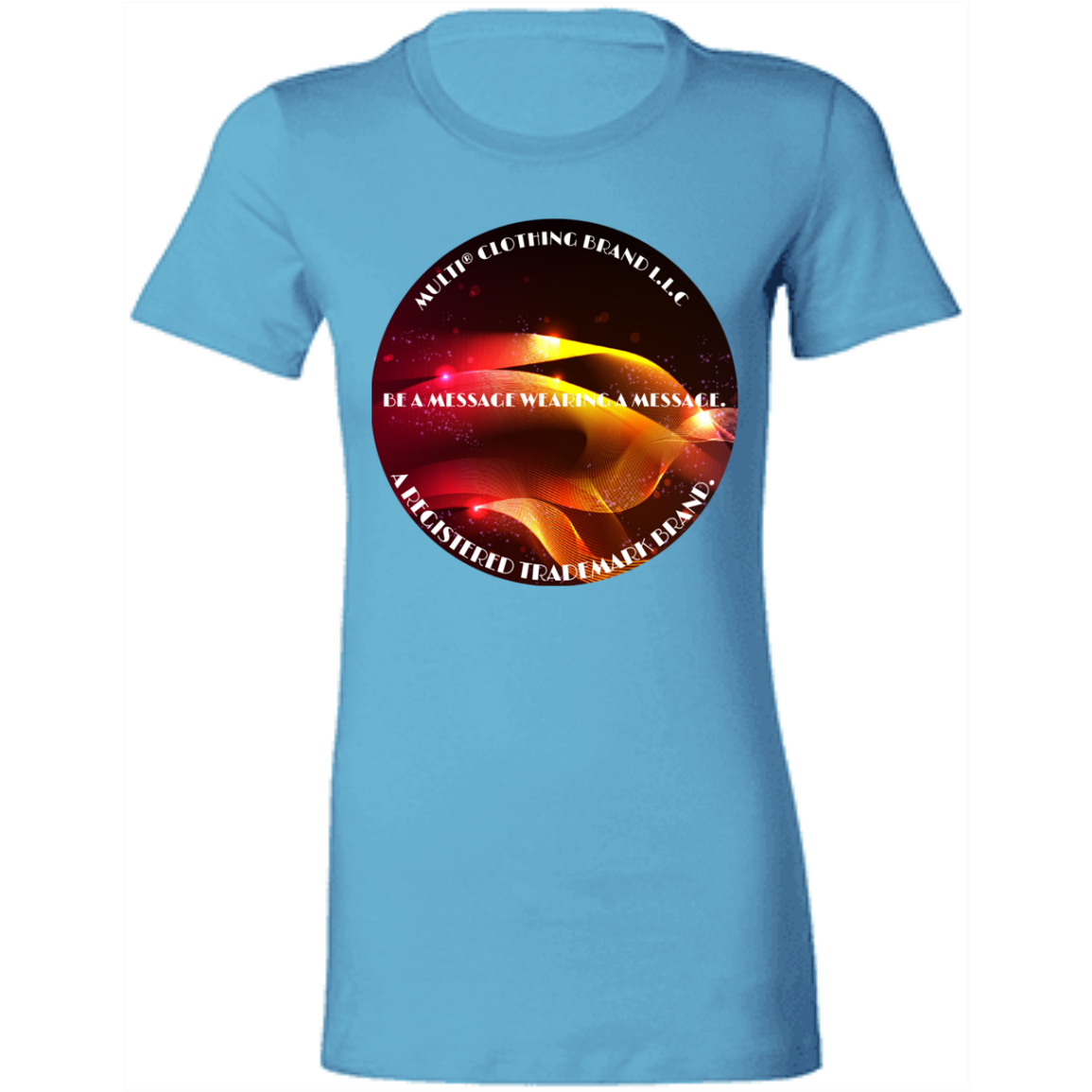 DynamicImageHandler-Ladies cotton multicolor T-shirt