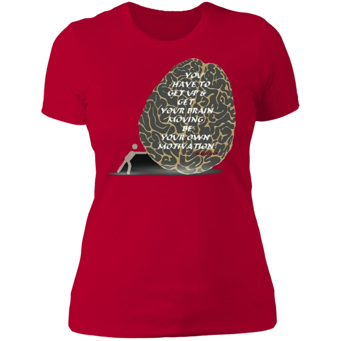 Be Your Own - Ladies BF T-Shirt CustomCat