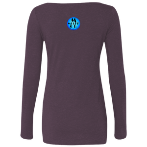 "Save Those That Want To Be Saved" - NL6731 Ladies' Triblend LS Scoop