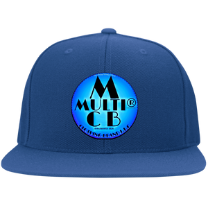 "Multi Clothing Brand L.L.C" - 6297F Embroidered Flat Bill Twill Flexfit Cap CustomCat