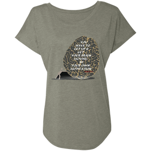 Be Your Own Motivation - Ladies' Triblend Dolman Sleeve