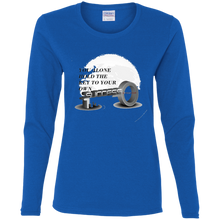 "Key To Success" - G540L Ladies' Cotton LS T-Shirt