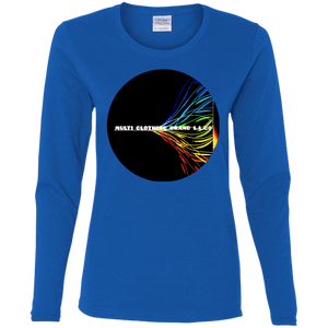 "Multi Clothing Brand L.L.C - True Colors" - G540L Ladies' Cotton LS T-Shirt