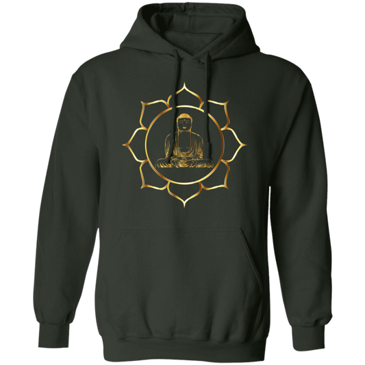 The Buddha - Men's Pullover Hoodie CustomCat