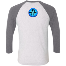 "Multi Clothing Brand L.L.C - True Colors" - Men's NL6051 Tri-Blend 3/4 Sleeve Raglan T-Shirt